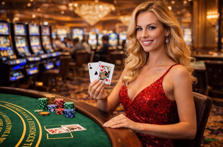 Cassino ao Vivo 488bet - Dealers Brasileiros Profissionais